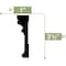 Ekena Millwork WM523 - 3 1/2"H x 1"P x 96"L RB3 Casing Moulding, PVC WM523X96SWPV - alternate 5